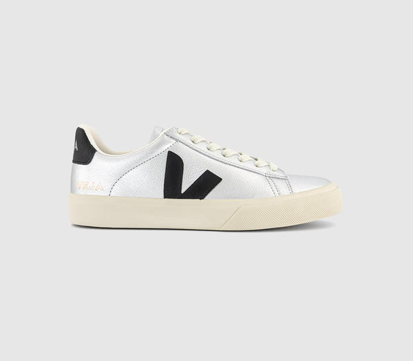 VEJA Campo Trainers Silver Black F