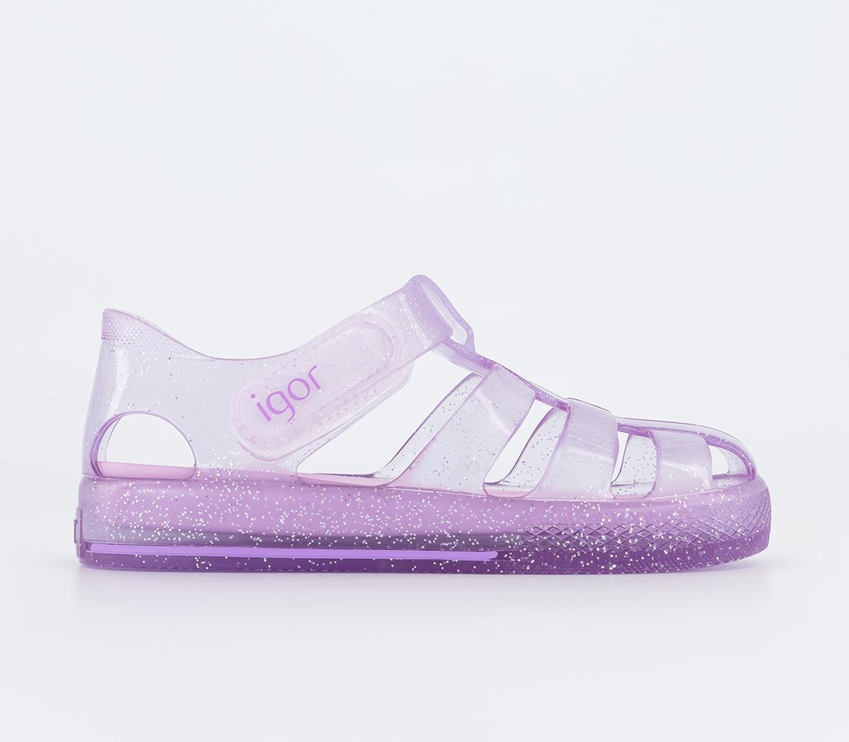 Kids Igor Star Malv Glitter - UK Size 3 Infant