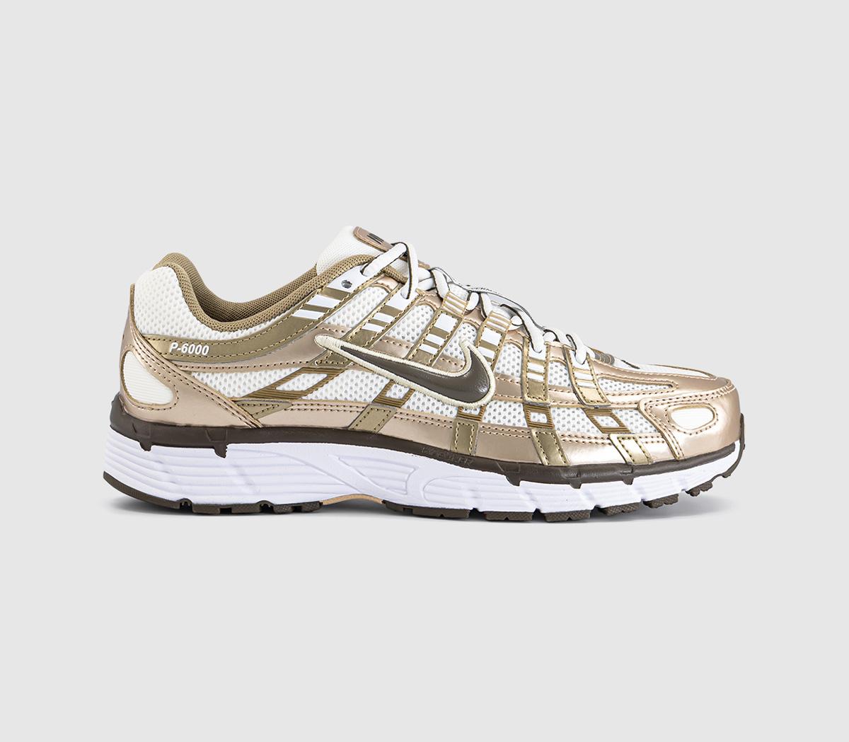 Nike P-6000 Trainers Sail Dark Hazel Linen White