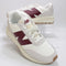 New Balance 327 Trainers White Burgundy UK Size 7.5