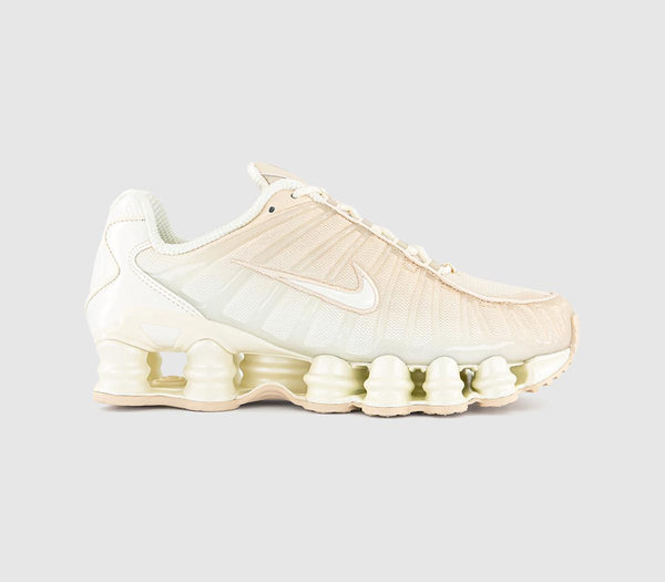  Nike Shox Tl Trainers Pearl White Soft Pearl Particle Pink Uk Size 7