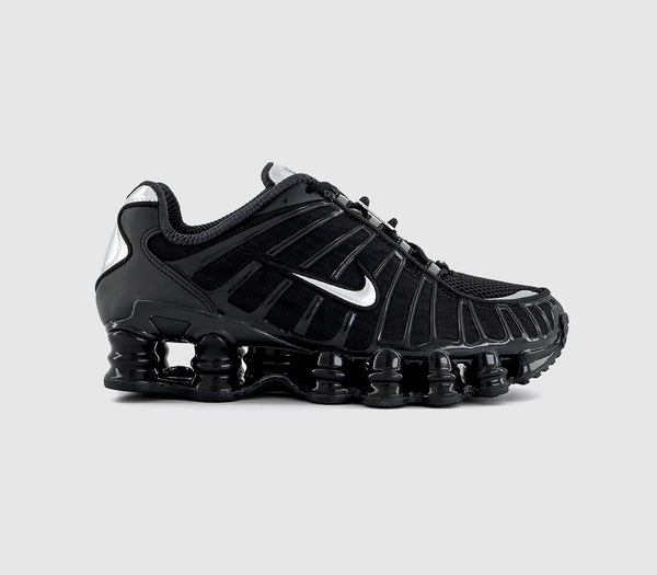 Nike Shox Tl Trainers Off Noir Metallic Silver