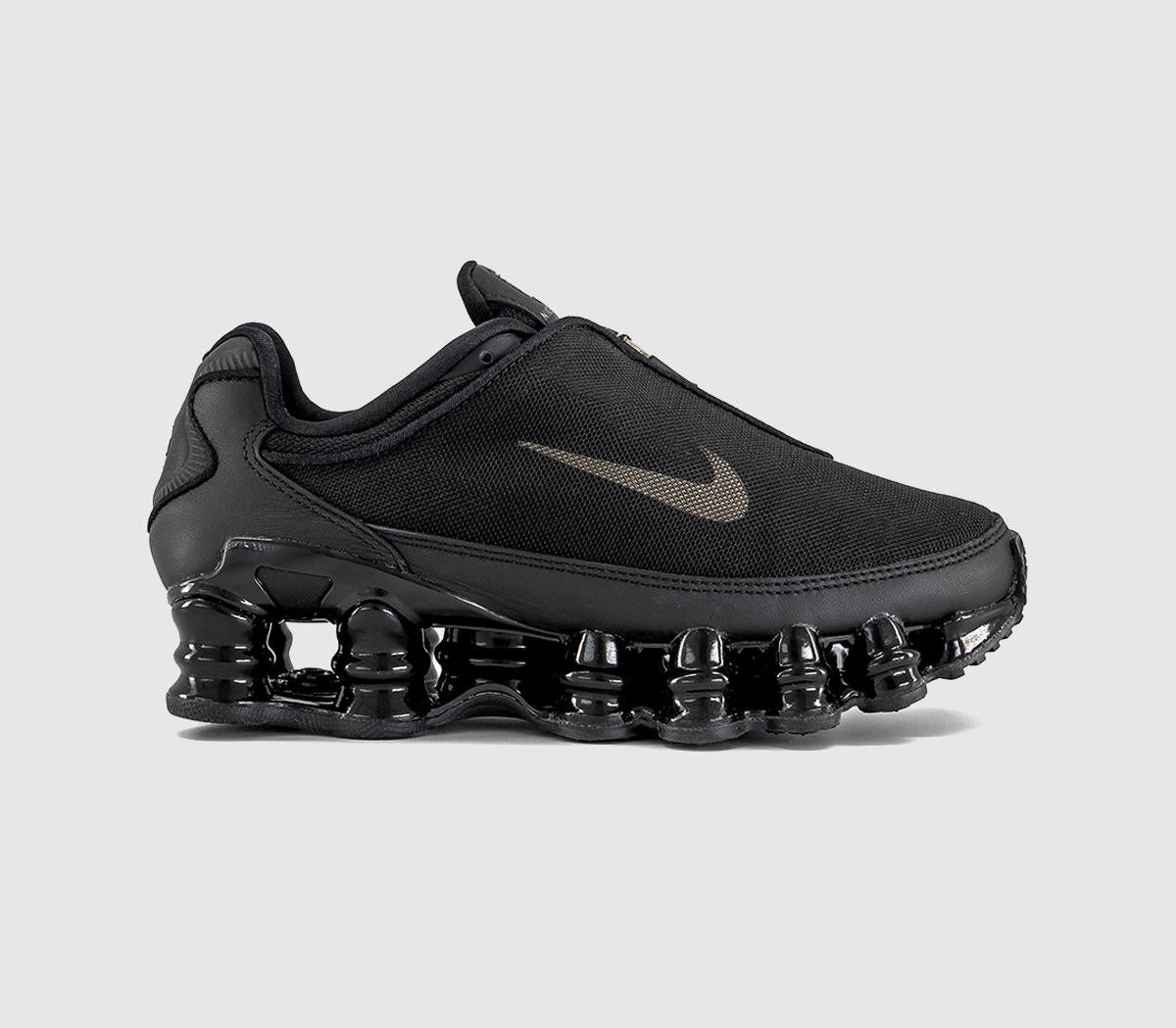 Womens Nike Shox TL Trainers Black Black Cave Stone - OFFCUTS SHOES by OFFICE