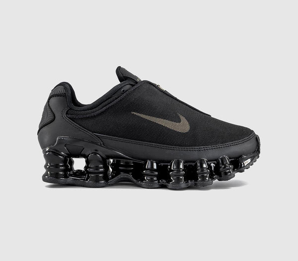 Womens Nike Shox TL Trainers Black Black Cave Stone - OFFCUTS SHOES by OFFICE
