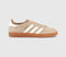 adidas Gazelle Indoor Trainers Magic Beige White White Gum UK Size 5