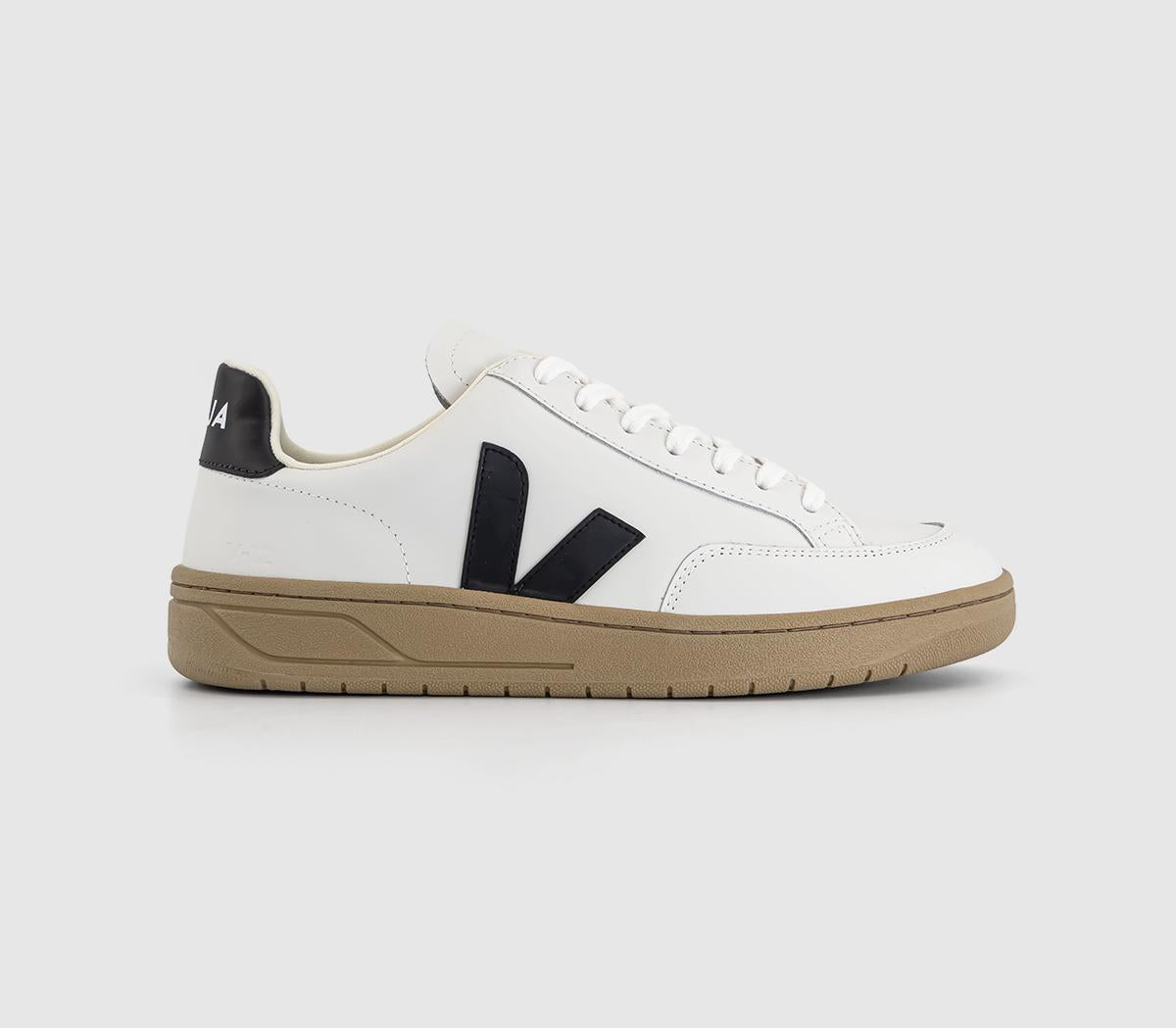 Veja V-12 Trainers Extra White Black Dune F