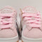 Kids adidas Campus Trainers Clear Pink White Gum UK Size 10 youth