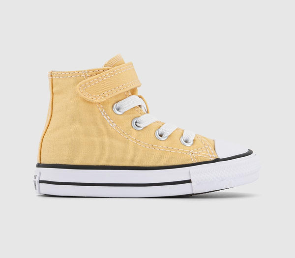 Kids Converse All Star Hi 1vlace Afternoon Sun White Black