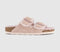 Womens Birkenstock Arizona Shearling Light Pink Uk Size 7