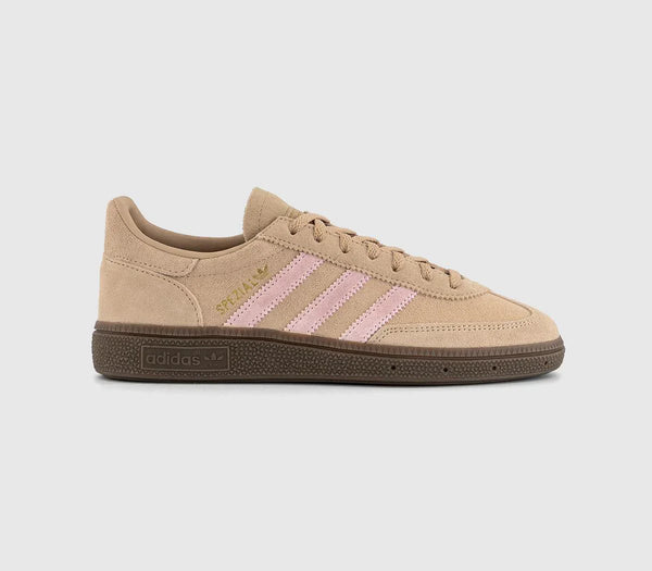 adidas Handball Spezial Trainers Warm Sandstone Clear Pink Gum UK Size 5