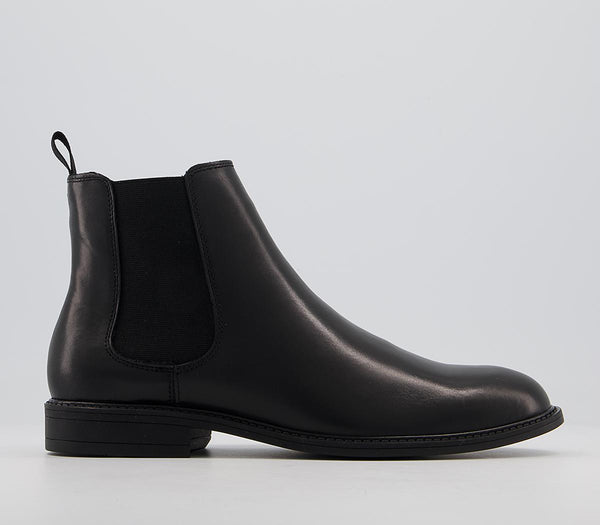 Mens Office Bruno Chelsea Boot Black Leather