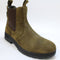 Mens Barbour Turnbull Chelsea Boots Oiled Olive Suede UK Size 7