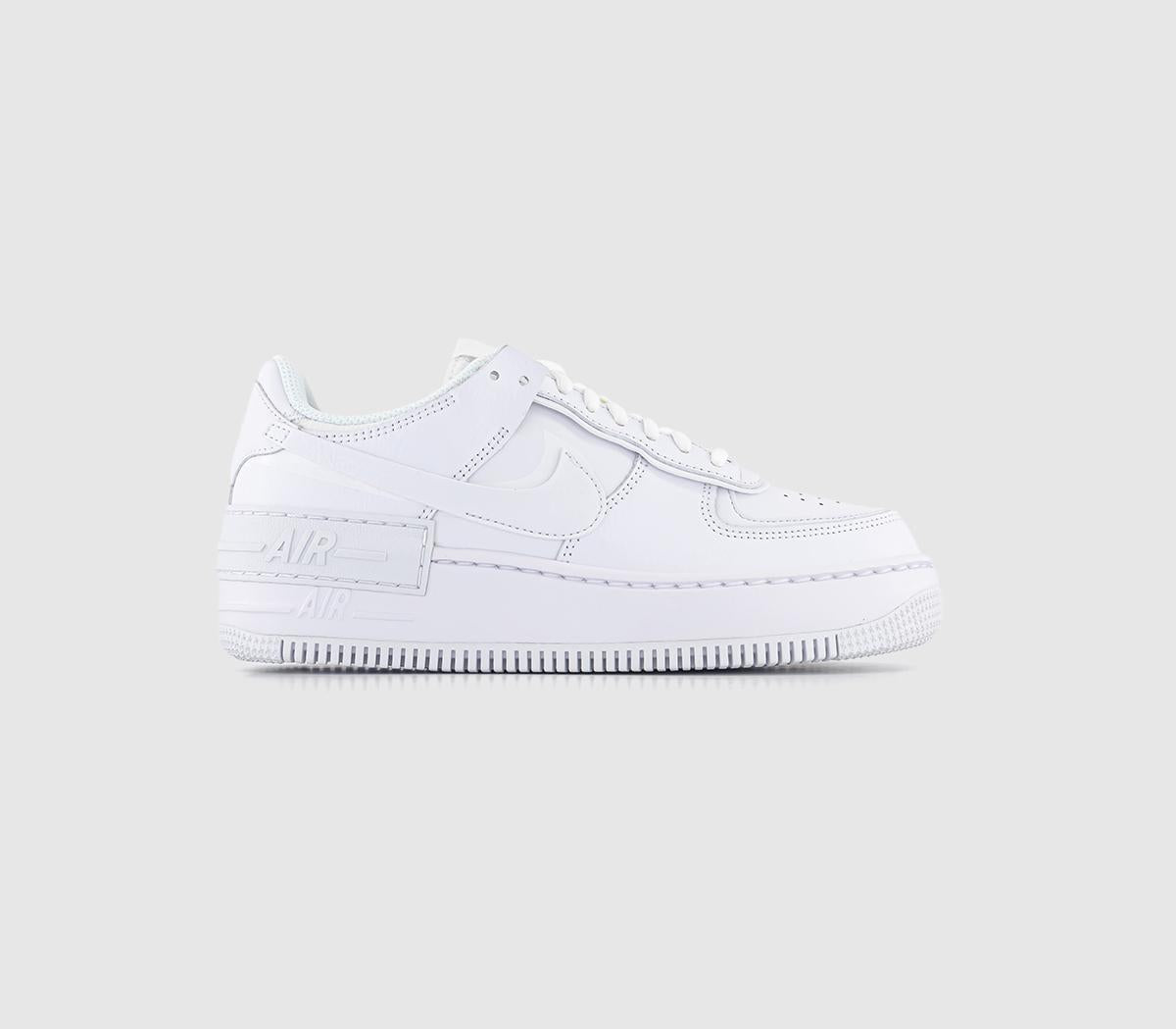 Nike Air Force 1 Shadow White Mono Uk Size 9.5