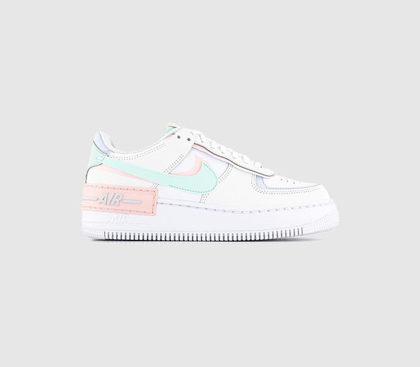 Nike Air Force 1 Shadow White Atmosphere Mint Foam Football Grey Uk Size 7