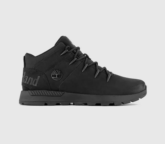 Mens Timberland Euro Sprint Trekker Black Nubuck