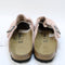 Womens BIRKENSTOCK Boston Clogs Pink Clay Suede UK Size 7.5 EU41