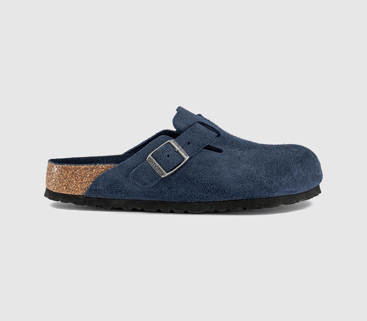 Womens BIRKENSTOCK Boston Clog Navy Tfb