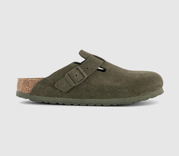 Womens Birkenstock Boston Exquisite Clogs Thyme Uk Size 5