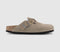 Womens BIRKENSTOCK Boston Clogs Braided Taupe - OFFCUTS SHOES by OFFICE