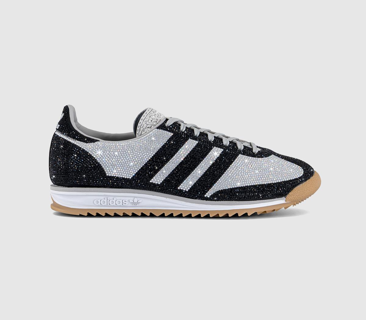 adidas SL 72 Trainers Crystal Grey Black  White