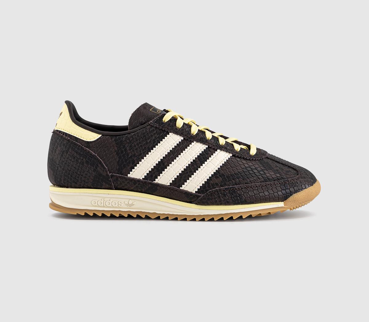 adidas SL 72 Trainers Snake Aurora Coffee Wonder White Gum