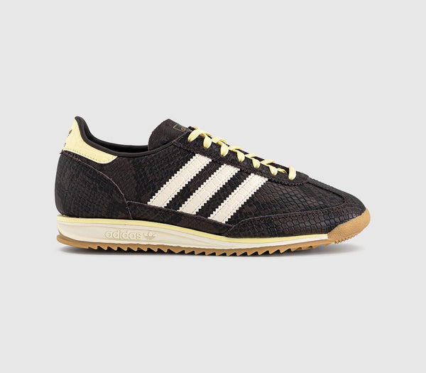 adidas SL 72 Trainers Snake Aurora Coffee Wonder White Gum