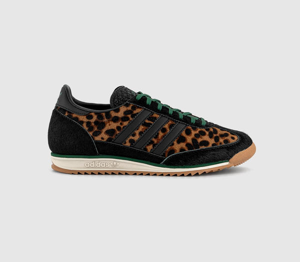 adidas SL 72 Trainers Black Offwhite Collegiate Green