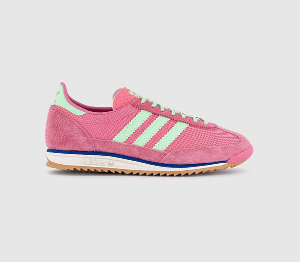 adidas SL 72 Trainers Pink Fusion Semi Green Spark Lucid Blue