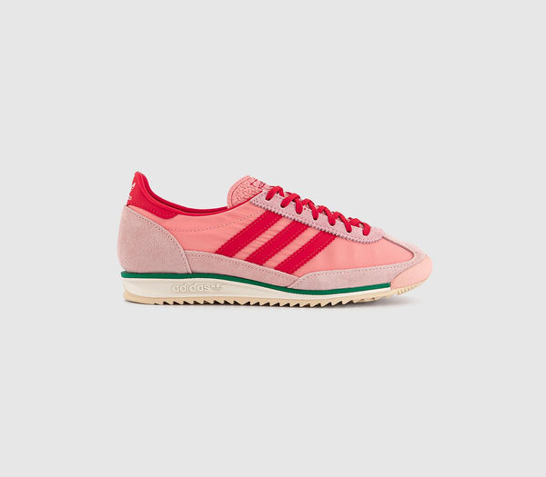 adidas SL 72 Trainers Semi Pink Spark Red Glow Pink