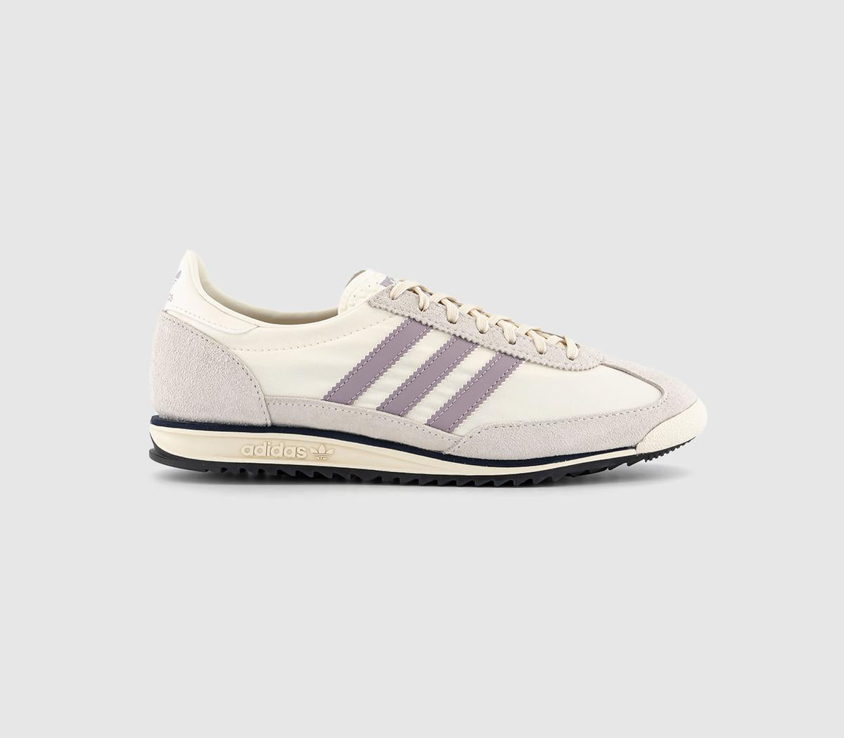 adidas Sl 72 Cream Lilac Navy Uk Size 5