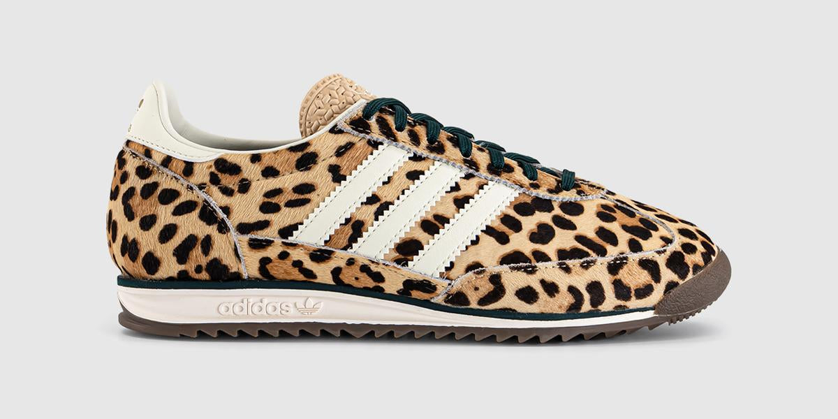 adidas x_plr j off white & cheetah print shoes