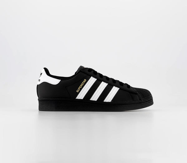 Odd Sizes - adidas Superstar Black White - UK Sizes Right 8/Left 8.5