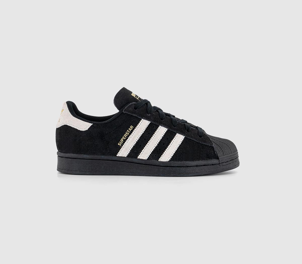 Black and gold superstars adidas hotsell