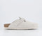 Womens BIRKENSTOCK Boston Clogs Antique White Suede UK Size 7 EU40