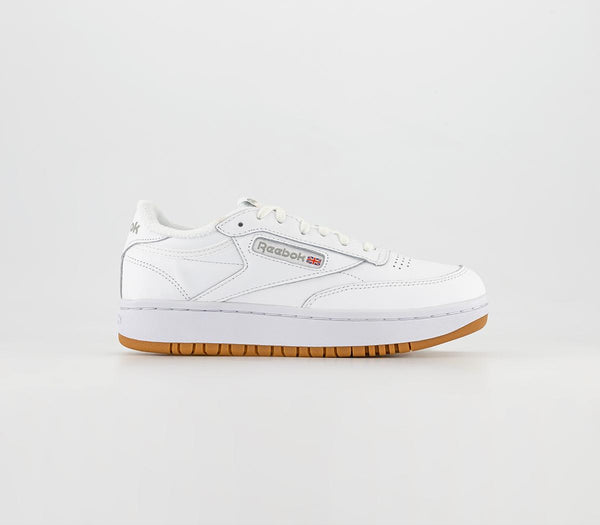 Womens Reebok Club C Double Revenge White Gum Uk Size 5