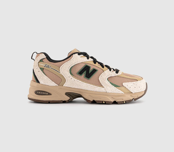 New Balance MR530 Trainers Lined Brown Cream Green