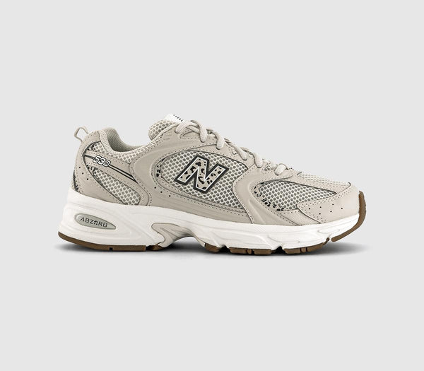 Odd Sizes -  New Balance 530 Trainers Seasalt Leopard - UK Sizes Right 6/Left 5