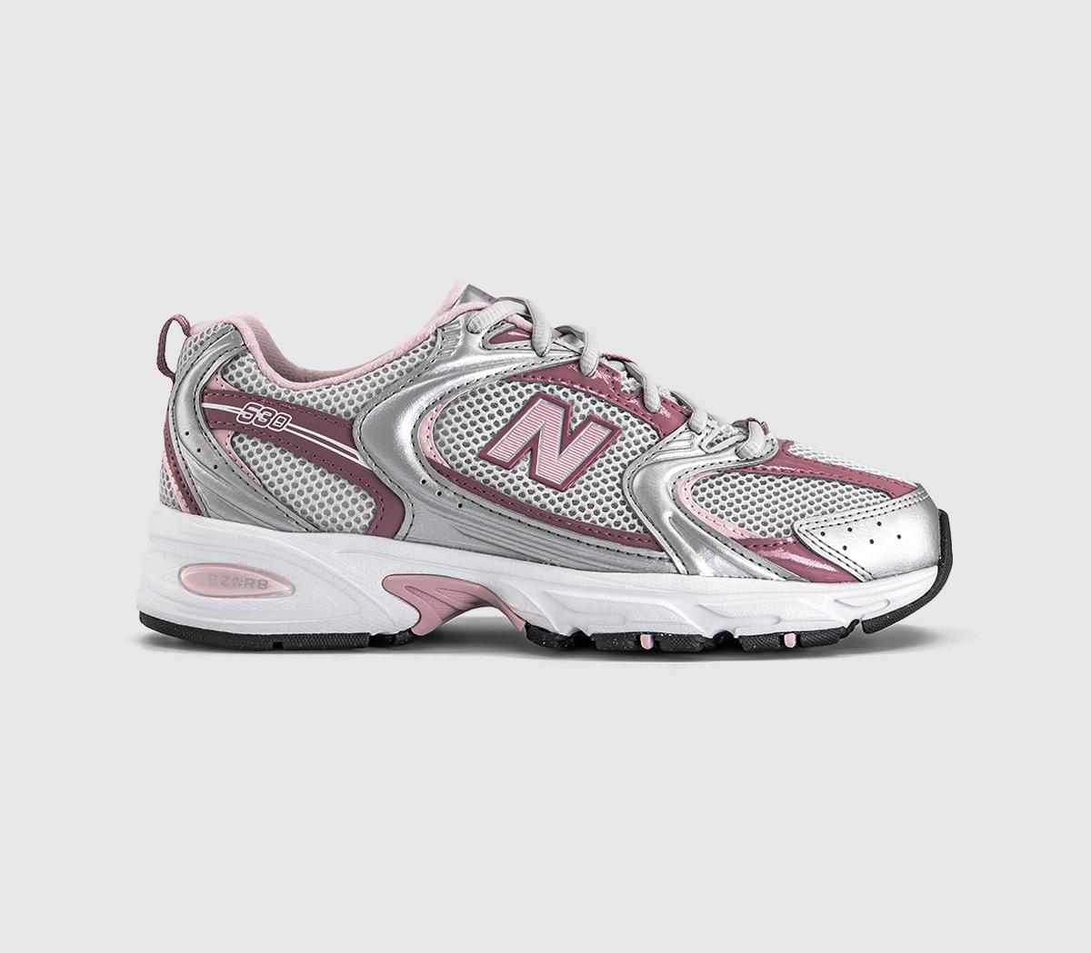 New Balance MR530 Trainers Silver Metallic Rosewood