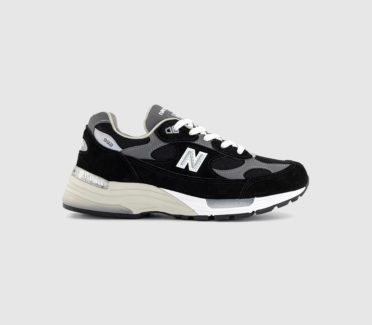 New Balance M992 Made in USA Trainers Black Grey