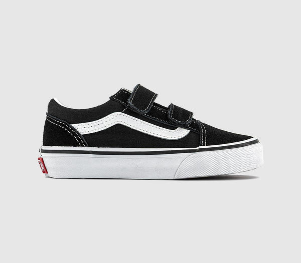 Kids Vans Old Skool V Trainers Black True White