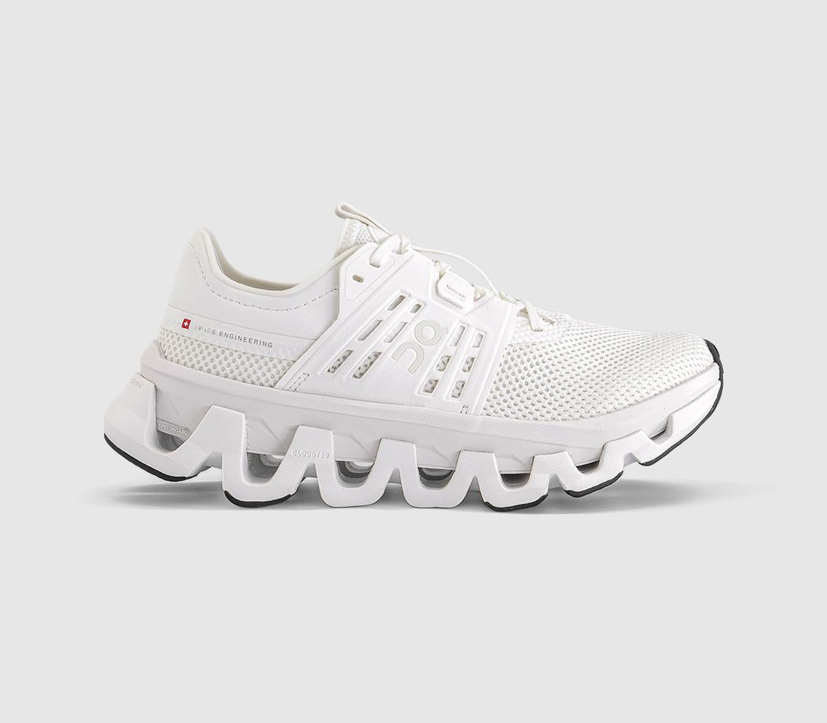 ON Cloudswift Amp Trainers White White F UK Size 4