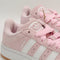 Kids adidas Campus Trainers Clear Pink White Gum UK Size 10 youth