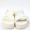 Womens Crocs Brooklyn Buckle Low Wedge Sandals Chalk UK Size 6