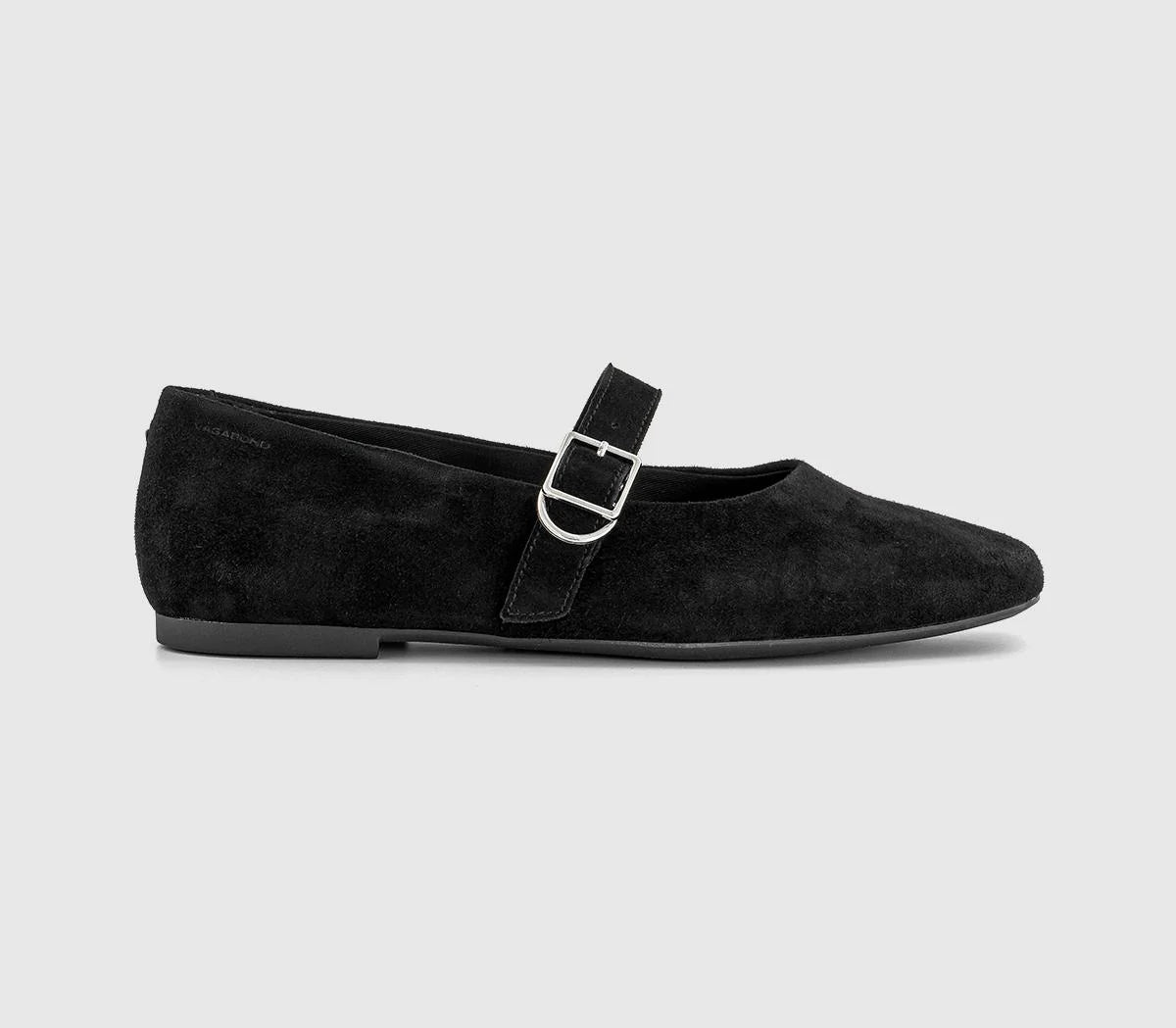 Womens Vagabond Shoemakers Jolin Mary Janes Black Suede UK Size 5