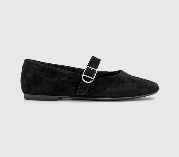 Womens Vagabond Shoemakers Jolin Mary Janes Black Suede UK Size 5