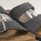 Womens BIRKENSTOCK Arizona Two Strap Sandals Charcoal Suede UK Size 7 EU40