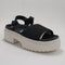 Womens Converse All Star Lugged Heel Sandals Black Black Egret UK Size 6.5
