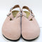 Womens BIRKENSTOCK Tokio Clogs Pink Clay Suede UK Size 7.5 EU41