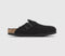 Womens BIRKENSTOCK Boston Shearling Clogs Black UK Size  5 EU 38