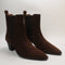Womens OFFICE Aries Western Chelsea Ankle Boots Brown Suede UK Size 7